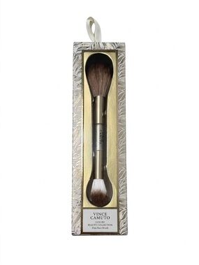 Vince Camuto Gold Dual-Ended Makeup Brush